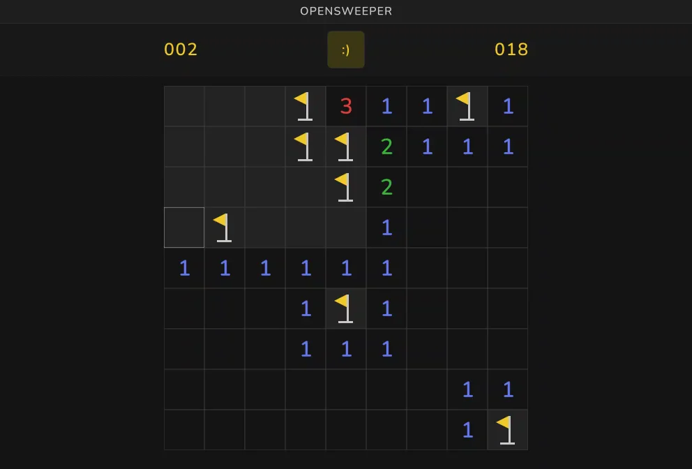 opensweeper screenshot